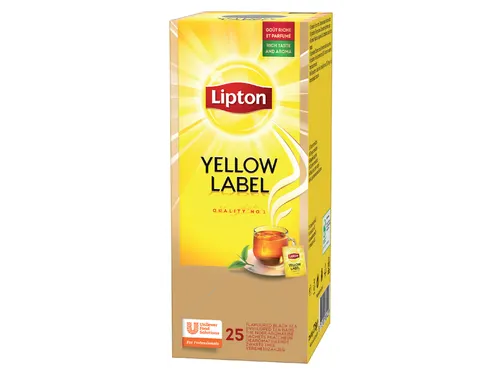 Thee Lipton Yellow Label Met Envelop 25Stuks