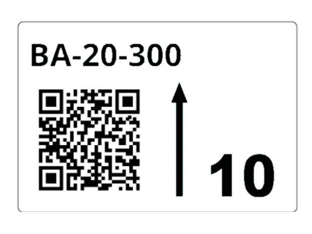 Brother LTZ12055FQR, Wit, Rechthoek, Universeel, 85 mm, 55 mm, 340 stu