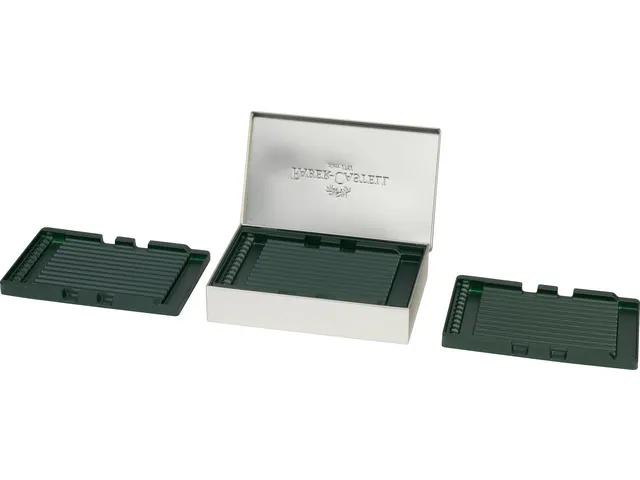 Boîte de rangement Faber-Castell pour 36 crayons. Equipé de 3 platea