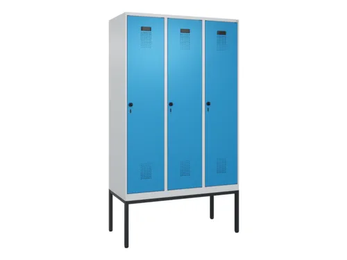 locker,HxBxD 2120x1200x500mm,3vak,vak B 400mm,draaigrendel
