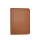 DESQ Schrijfmap A4 met rits Bruin kunstleder