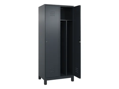 locker voor scheiding van kleding,HxBxD 1950x800x500mm,2vak