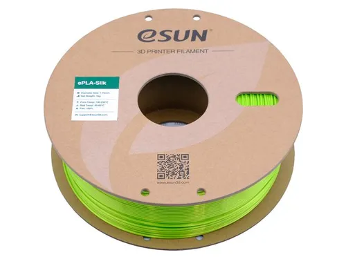 eSUN 3D printer Filament ePLA-Silk 1,75mm Lime Groen 1kg
