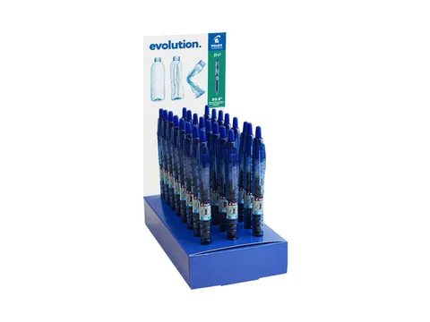 Gelschrijver PILOT Begreen B2P medium blauw display à 24 stuks
