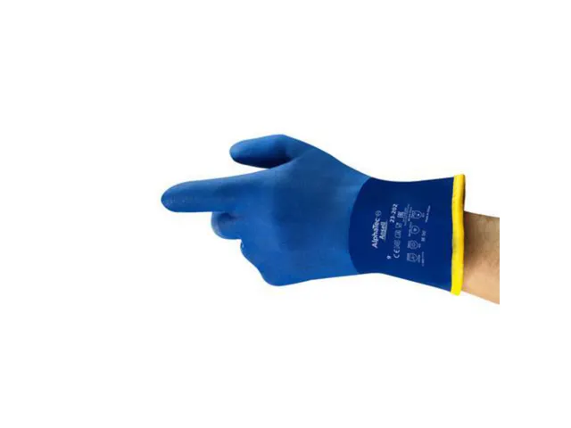 Ansell AlphaTec 23-202 PVC handschoenen, blauw, maat 8, 72 paar