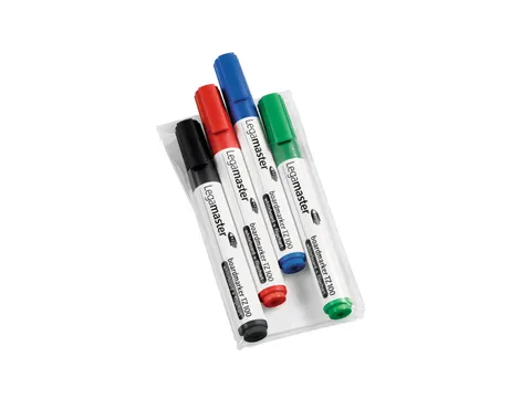 Viltstift Legamaster TZ100 Whiteboard Rond Assorti 1.5-3mm 4st