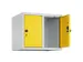 opzetkast,v. locker,2vak.,vak B 300mm,HxBxD 500x600x500mm,draaigrendel