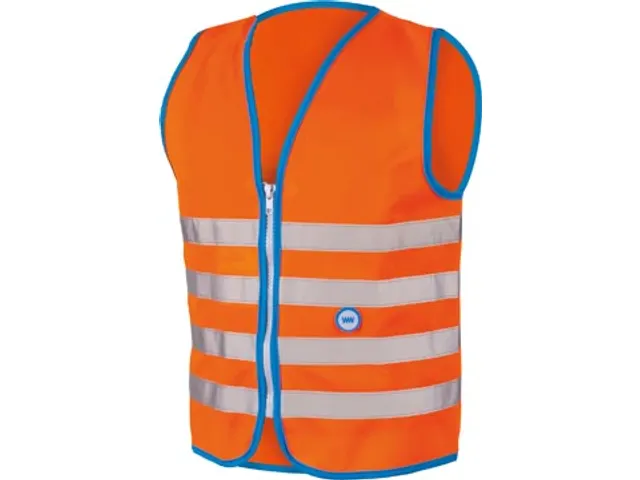 Fun Jacket Reflecterend Fluohesje Kind Oranje Large