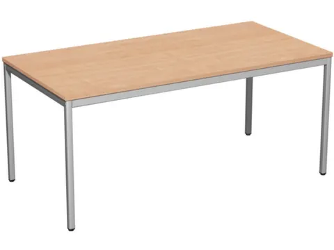 Bureau Hxbxd 720x1600x800mm Bladdecor Beuken Frame Ral9006