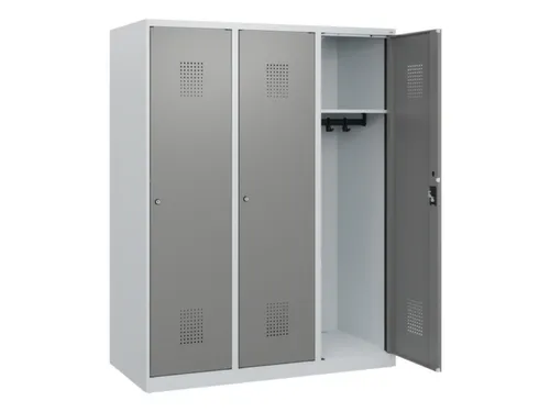 schoollocker,HxBxD 1530x1200x500mm,3vak,vak B 400mm,cil.-slot