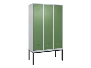 locker voor scheiding van kleding,HxBxD 2120x1200x500mm,3vak - 1