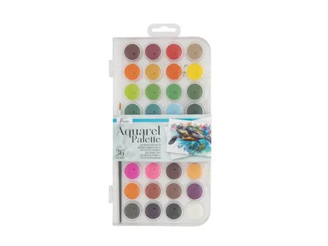 Aquarelverf Nassau fine art doos a 36 kleuren