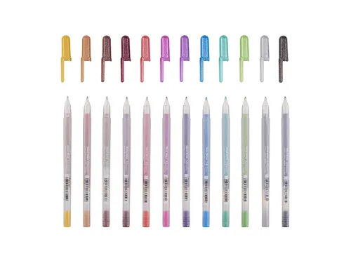 Gelschrijver Sakura Gelly Roll Metallic set à 12 kleuren