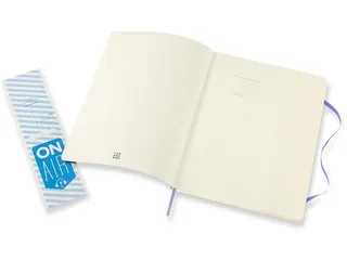 Notitieboek Moleskine XL 190x250mm lijn soft cover hydrangea blue - 6