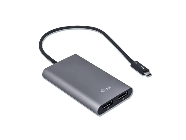 i-tec Thunderbolt 3 Dual DP Video Adapter, Thunderbolt 3, USB Type-C,