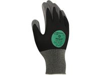 Handschoen HyFlex 11-421, Maat 6 Nylon Grijs Zwart
