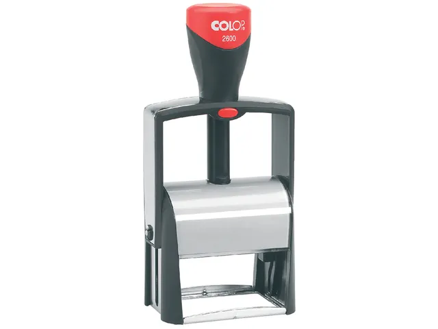 Tekststempel Colop 2600 +bon 8regels 58x37mm zwart