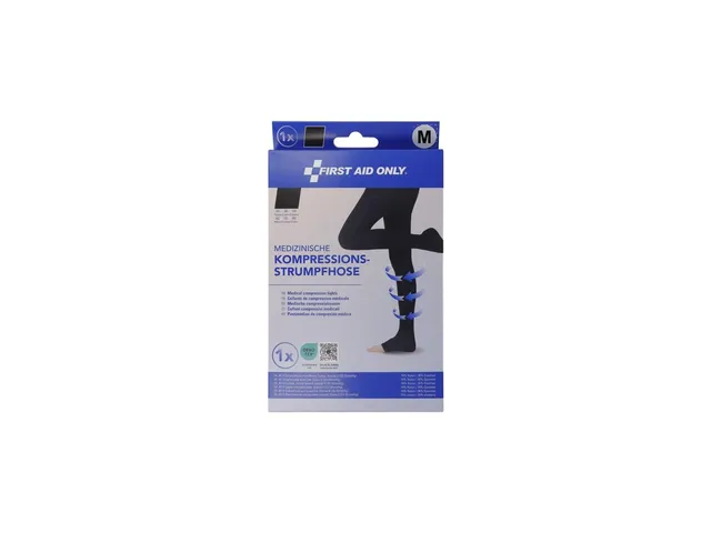 Steunlegging First Aid Only open tenen zwart maat M