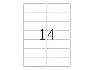HERMA 8671 Transparante folie-etiketten Mat A4 99,1x38,1mm 350 stuks - 3