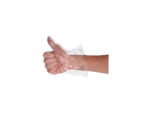 Pe Handschoenen Transparant Glad 30cm 25my 50x100 Stuks