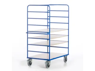 etagewagen,draagverm. 600kg,4etage(s),laadvl. LxB 1200x740mm,houtetage - 11