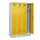locker voor scheiding van kleding,HxBxD 1950x1200x500mm,4vak