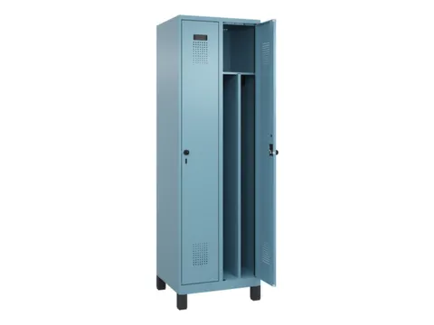 locker voor scheiding van kleding,HxBxD 1950x600x500mm,2vak