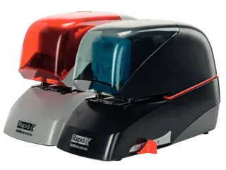 Rapid contactloze elektrische nietmachine 5080E zilver/oranje - 2
