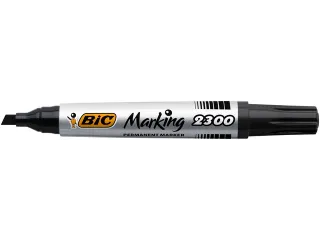 Viltstift Bic 2300 ecolutions schuin medium zwart - 1