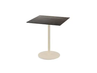 bistrotafel,HxBxD 730x700x700mm,rechthoekig,schotelvoet zandkleuren - 1