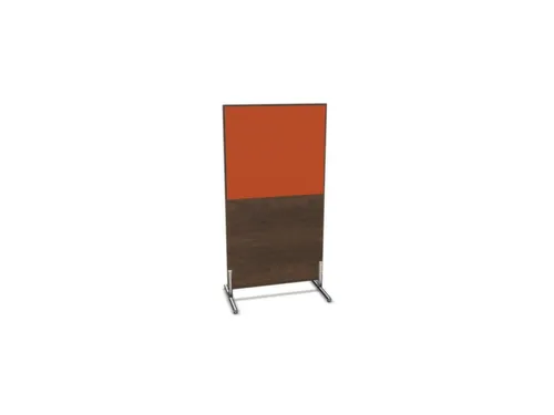 scheidingswand,HxB 1545x800mm,NV bruin hickory,BN3012-oranje