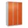 Z-garderobekast,HxBxD 1850x1200x500mm,vak B 200/400mm,cil.-slot