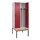 locker met bank,voor scheiding van kleding,HxBxD 2120x800x815mm,2vak