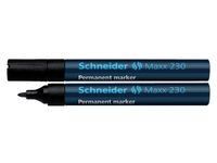 Viltstift Schneider 230 rond zwart 1-3mm