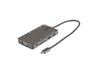 USB C Multiport Adapter, HDMI 4K 30Hz of VGA Travel Dock 5Gbps USB 3.0