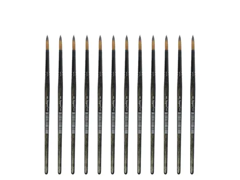 Penseel Kangaro Serie 340 rond Nr. 8 synthetisch doos 12 stuks