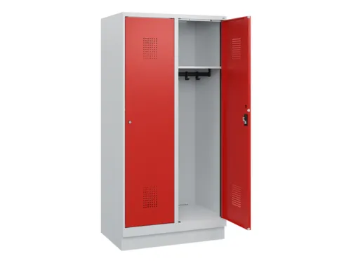 schoollocker,HxBxD 1630x800x500mm,2vak,vak B 400mm,cil.-slot,sokkel
