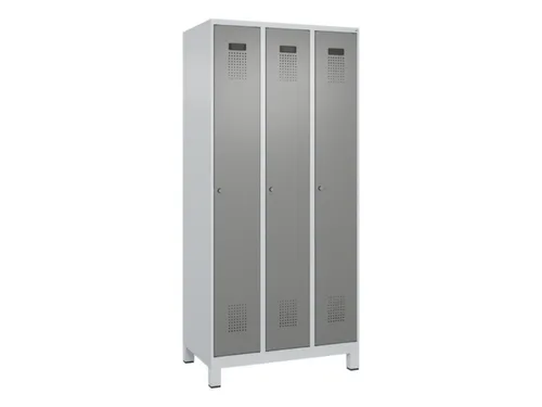 locker voor scheiding van kleding,HxBxD 1950x900x500mm,3vak