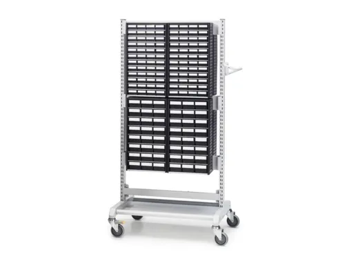 ESD-assortimentskast,HxBxD 550x310x180mm,24lade(n),laden zwart