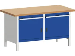 werkbank met opbergruimte,HxBxD 840x1500x750mm,beukenblad