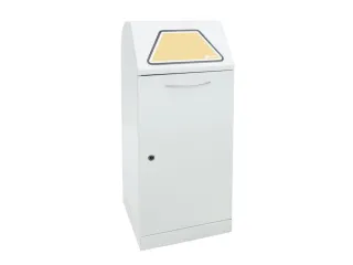 afvalverzamelaar,niet-brandbaar,1x120l,HxBxD 1100x450x450mm - 1
