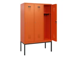 schoollocker,HxBxD 1950x1200x500mm,3vak,vak B 400mm,cil.-slot