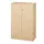 kantoorkast,HxBxD 1270x800x420mm,2xhouten vloer,Gestreepte greep