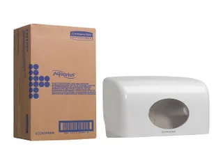 Toiletpapierdispenser Kimberly Clark Aquarius duo wit 6992 - 1