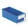 stellingbak,HxBxD 100x132x300mm,PP,blauw