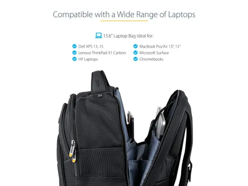 15.6 Inch Laptop Rugzak met Verwijderbare Opbergtas voor Accessoires