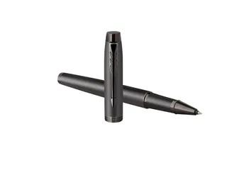 Rollerpen Parker IM Monochrome Gun Metal Fijn Zwarte inkt - 4