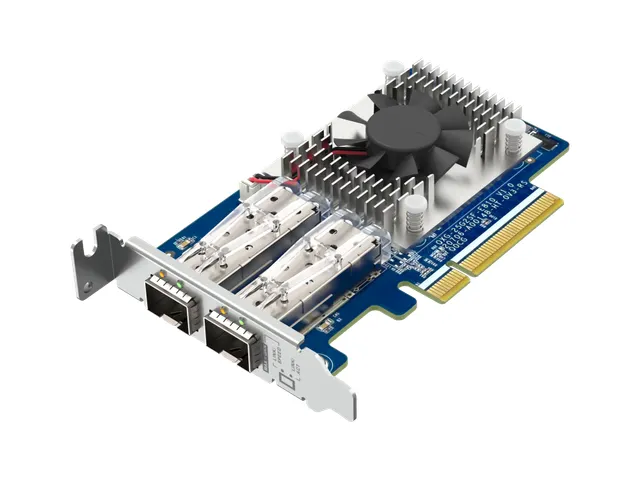 QNAP QXG-25G2SF-E810, Intern, Bedraad, PCI Express, Fiber, 25000 Mbit/