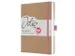 Carnet de notes Jolie A5 kraft Rose pur blanc HC 192pag 100gr