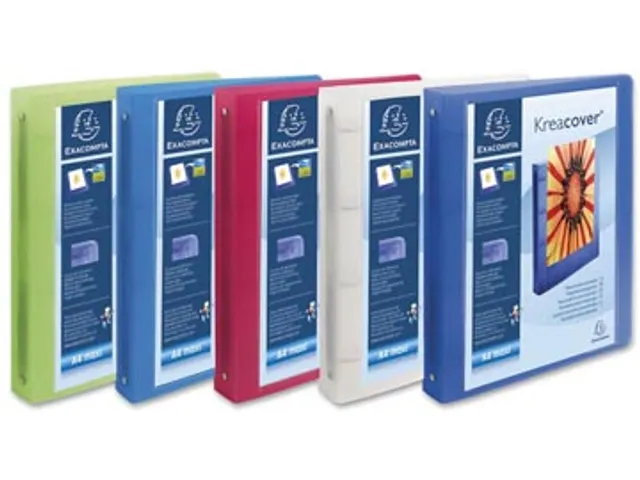 Personaliseerbare Ringmap A4 Maxi Pp 2 rings 30mm Assorti Kreacover